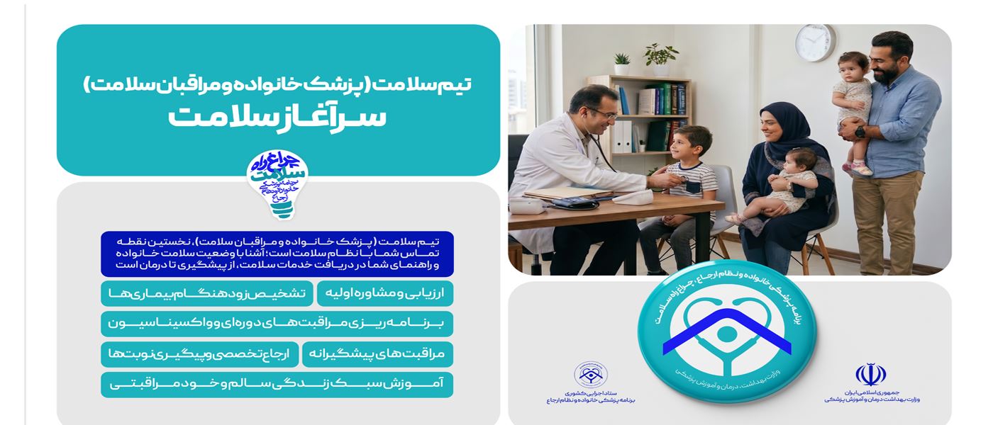 پزشکی خانواده ونظام ارجاع چراغ راه سلامت 